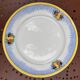 Set of 10 flat plates Boch Frères La Louvière – Art Deco fruit design