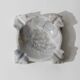 Vintage Mexican marble ashtray from the 1970s, engraved Aztec pattern.
