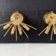 Appliques en cristal et acier doré de Stilkronen modèle Comète - Oscar TARLASCO , 1970s, Set de 2