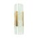 Danish Mid-Century Glass & Brass Aladdin Wall Light from Vitrika, 1960s/70s