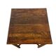Table d'appoint/plante/étagère vintage haute en bois brun