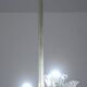Elegant 2 cup Barovier Art Deco chandelier, Murano glass, brass structure 1940s