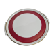 Plat de présentation en porcelaine Suisse de Langenthal, vintage, décor empire, 33 cm
