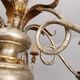 Antique gilded silver chandelier Florentine Rococo Louis XV Italy