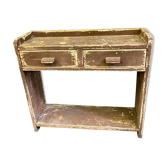 Buffet en bois de hall avec 2 tiroirs