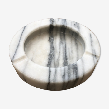 70' white marble ashtray
