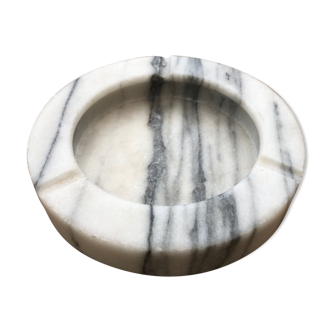 70' white marble ashtray