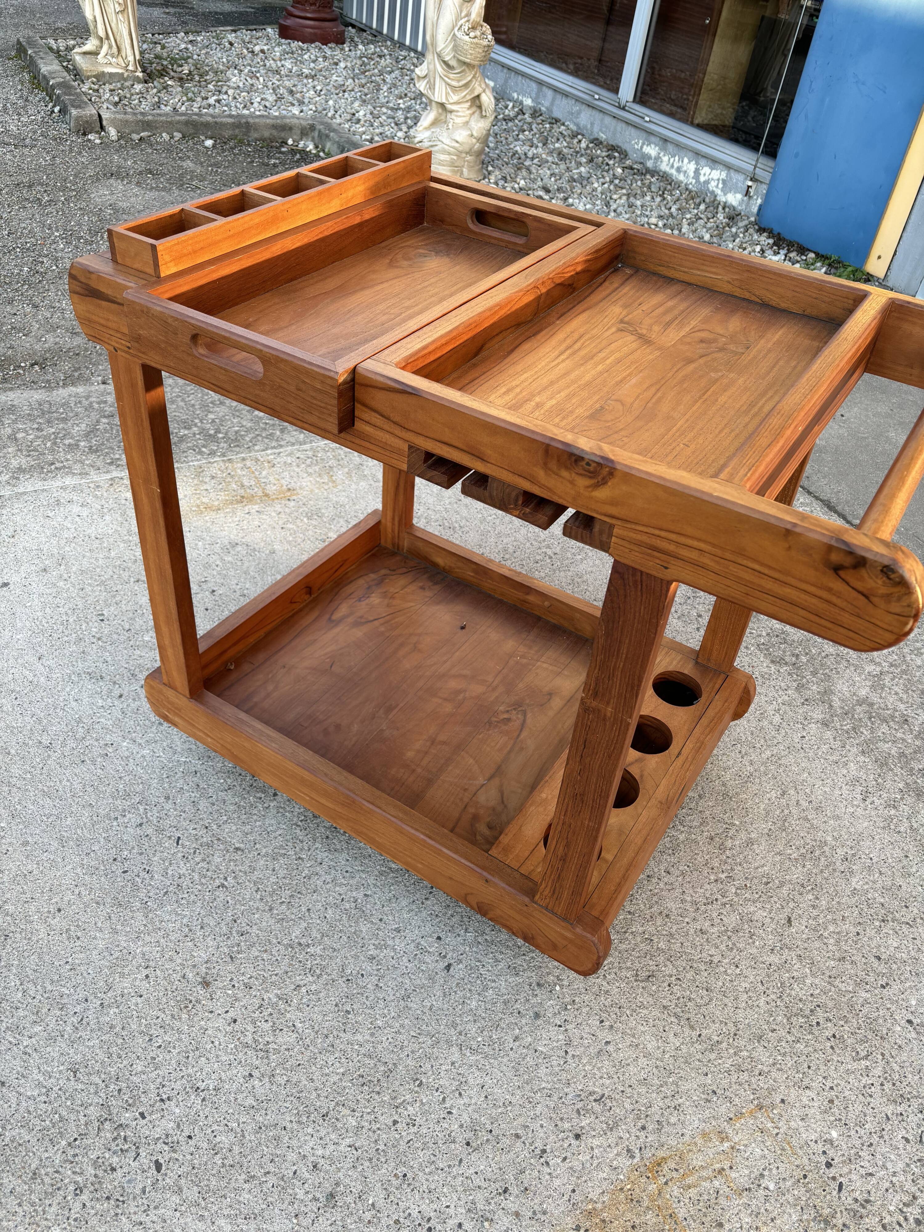 Scandinavian teak server
