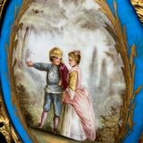 Crédence de style Napoléon III à quatre médaillons de Sèvres