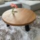 Oak Coffee table tree legs , 1970 Midcentury