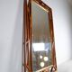 Miroir grand rare "Konkret" Mid-Century Yngve Ekström par Eden Spegel en Suède