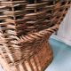 Cabine de plage osier rotin vintage fauteuil Emmanuelle