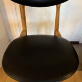 Pierre Guariche Unicorn chairs (golden oak, matte varnish)