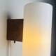 Cylindrical Beech Wood Wall Lamp Uno & Östen Kristiansson For Luxus, Sweden 1960S