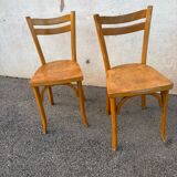 Two Baumann bistro chairs 56