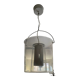 Suspension vintage en opaline et plexiglas