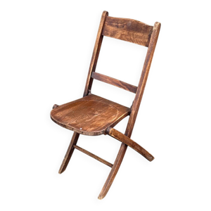 Chaise pliante vintage - bois