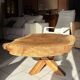 Table basse unique en chêne massif