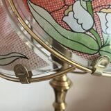 Brass floor lamp