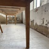 XL farmhouse table in beech and pine 3m