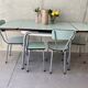 Table formica extensions 150 cm with 4 seats