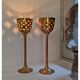 Bougeoirs en laiton danois du milieu du siècle (lot de 2)