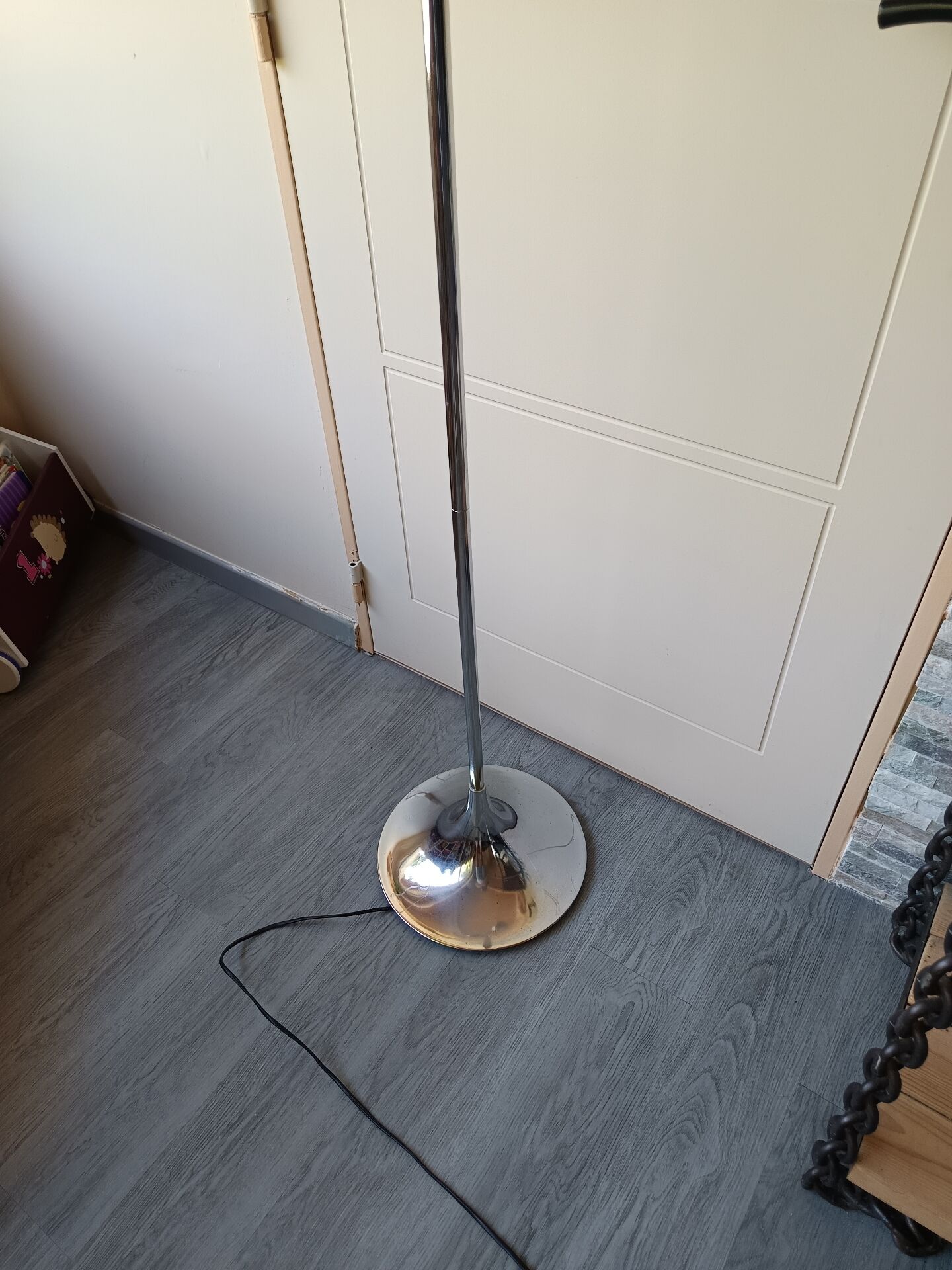 Vintage chrome floor lamp Space Age - 3 "Eyeball" globes (1970s)