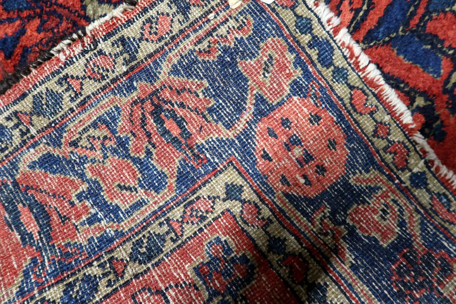 Antique Persian Lilihan handmade rug 173 x 200 cm 1920s - 1C1216