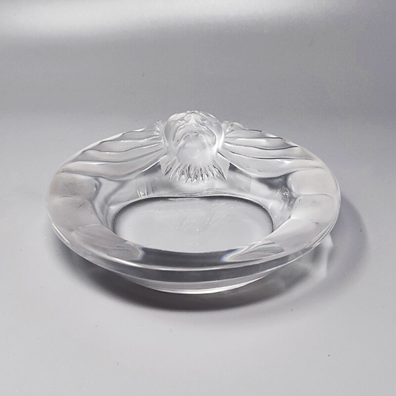 1970s Smoking Set  by Lalique. Signed on The Bottom. Made in France