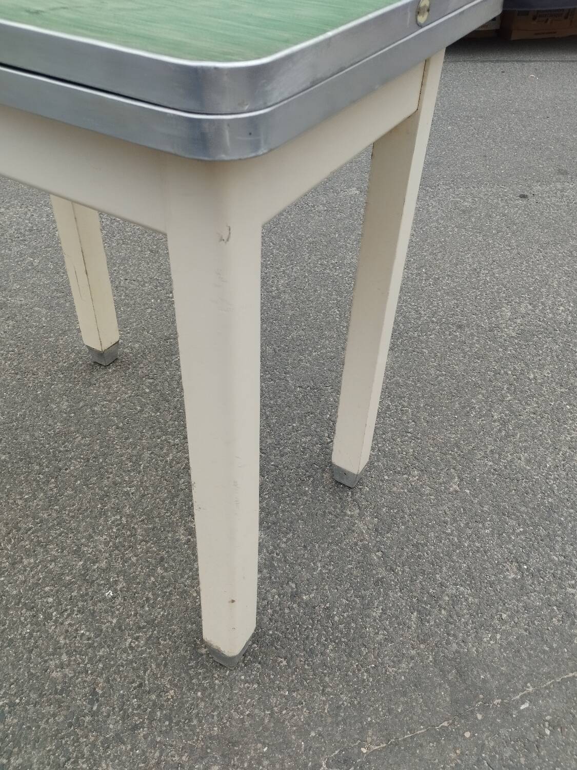 Antique vintage kitchen table