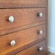 Art deco oak chest of drawers