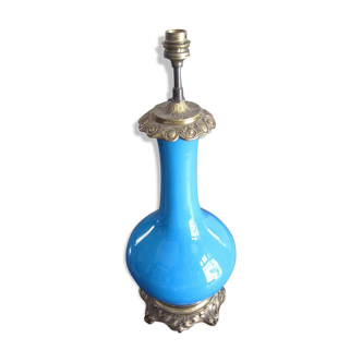 Lamp foot - Turquoise blue - in the taste of the NINETEENTH century