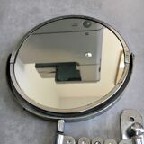 Round and articulated vintage mirror    38x33cm