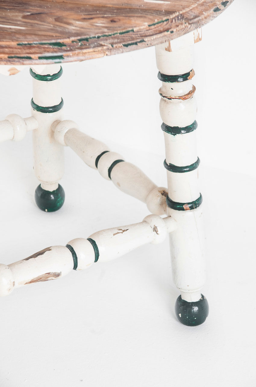 Set of vintage wooden and woven rope armchairs with a matching table. Spain, 1960s.