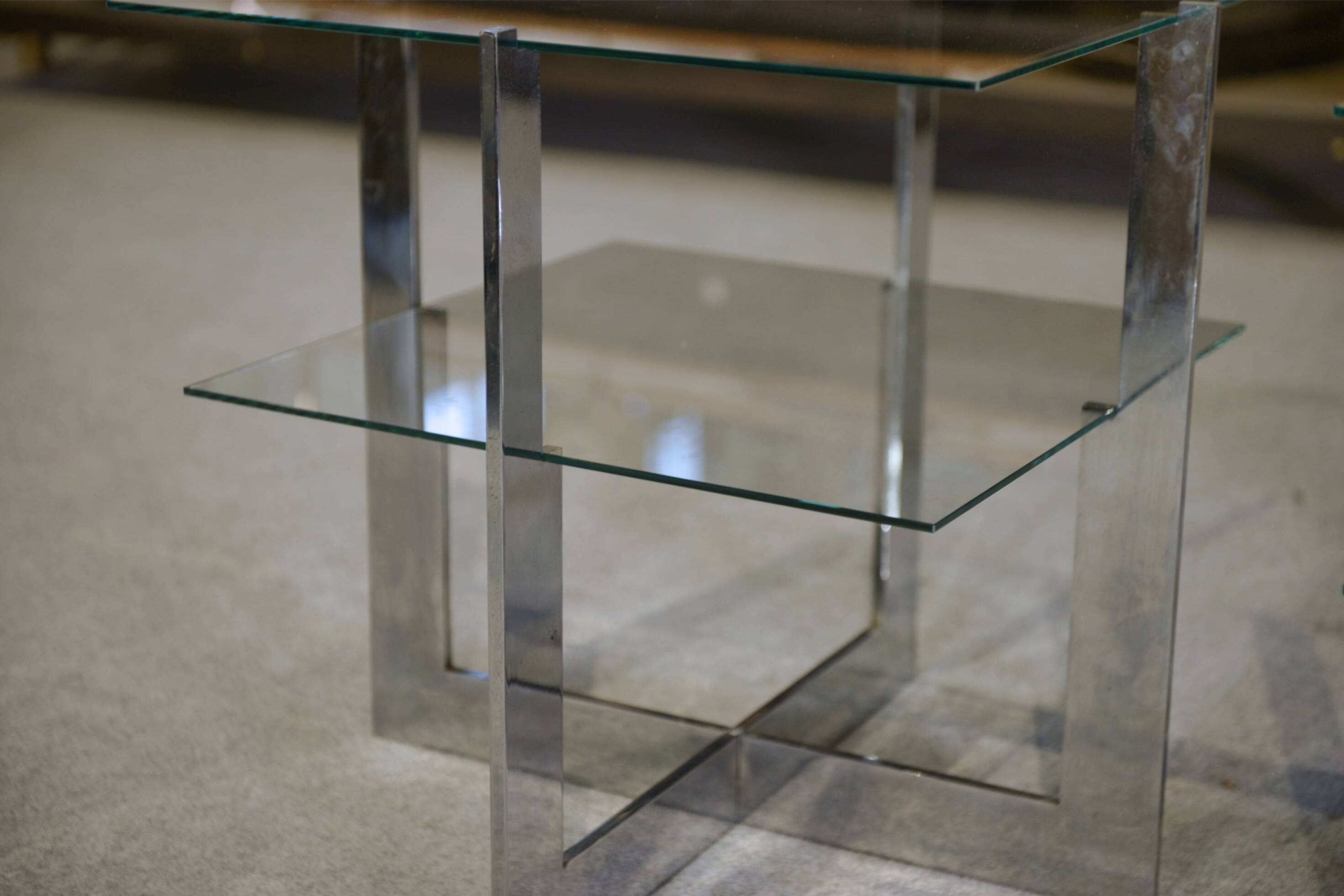 Pair of 1950s design coffee tables