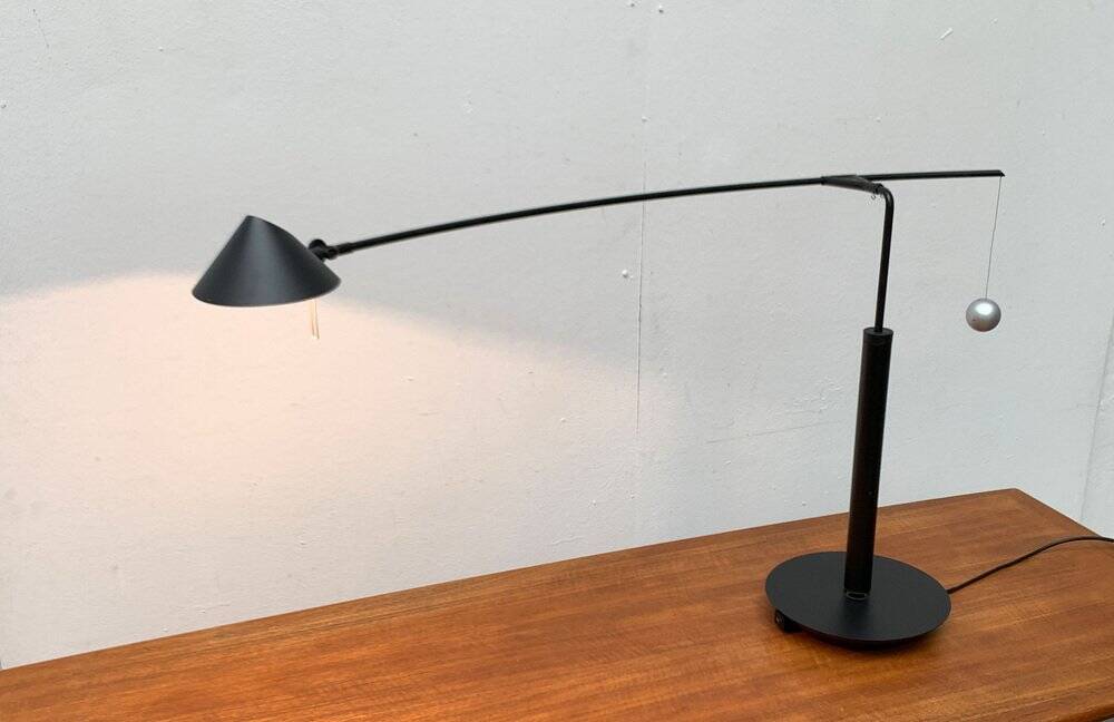 Nestore table lamp, Italian postmodern vintage by Carlo Forcolini for Artemide, 1980s.