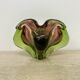 Mid century Murano glass bowl , 1970s