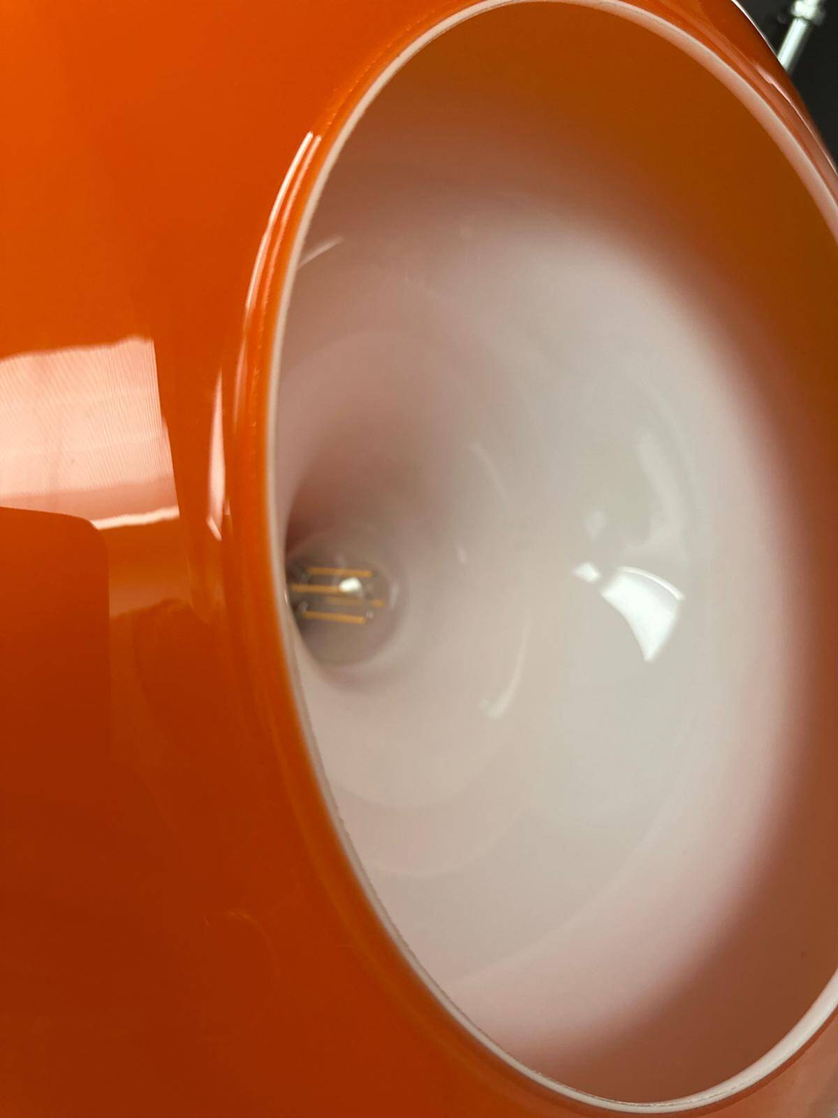 Suspension "Tulip" orange Peill & Putzler, Germany 1960-70