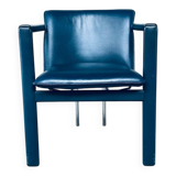 Leather Cachucha Dining Chairs by Hugo De Ruiter for Leolux, 1990s, Set of 4