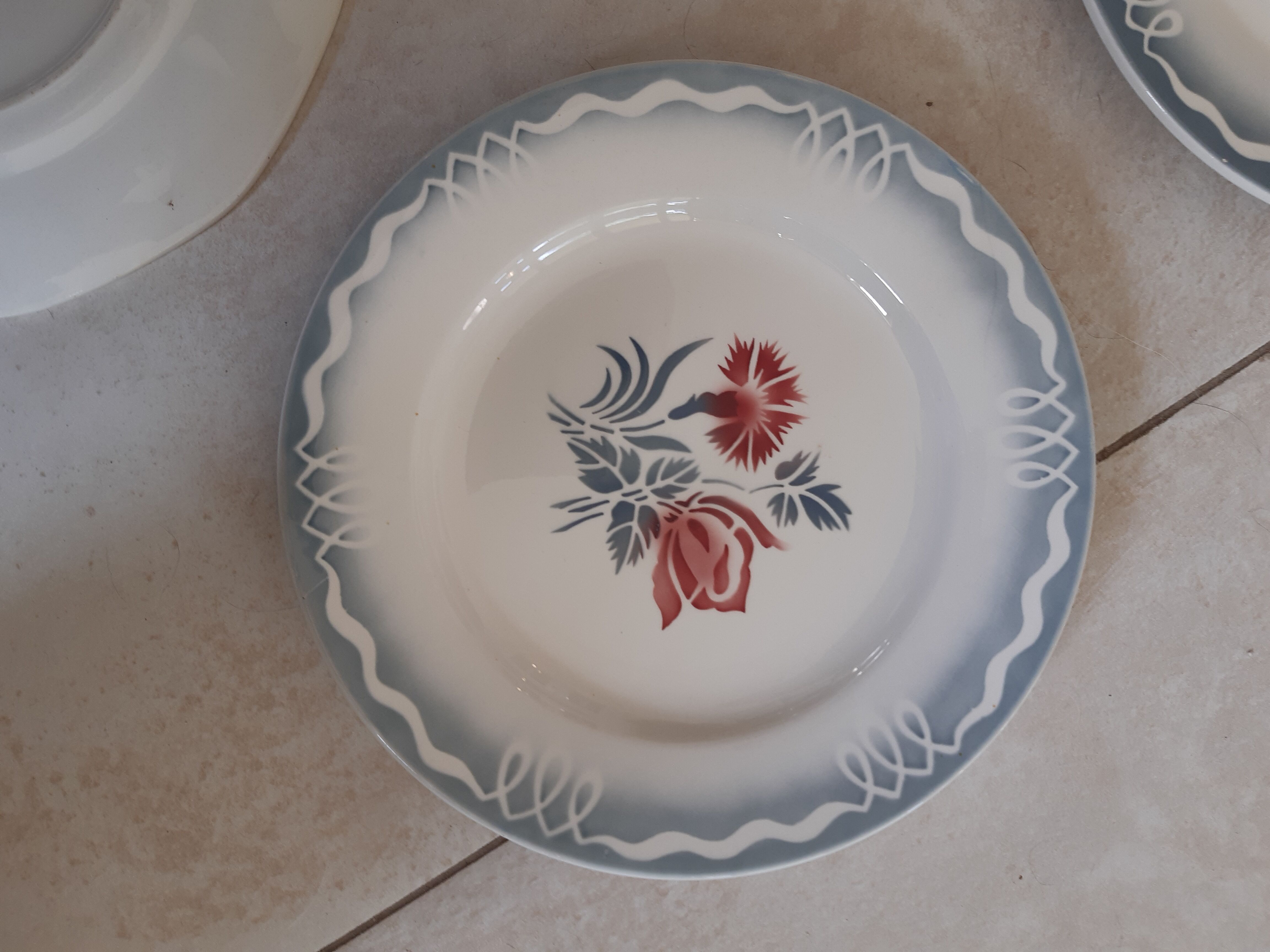 Digoin Sarreguemines plates