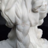 Ancien buste de Marie Antoinette porcelaine, biscuit d'époque XIX ème