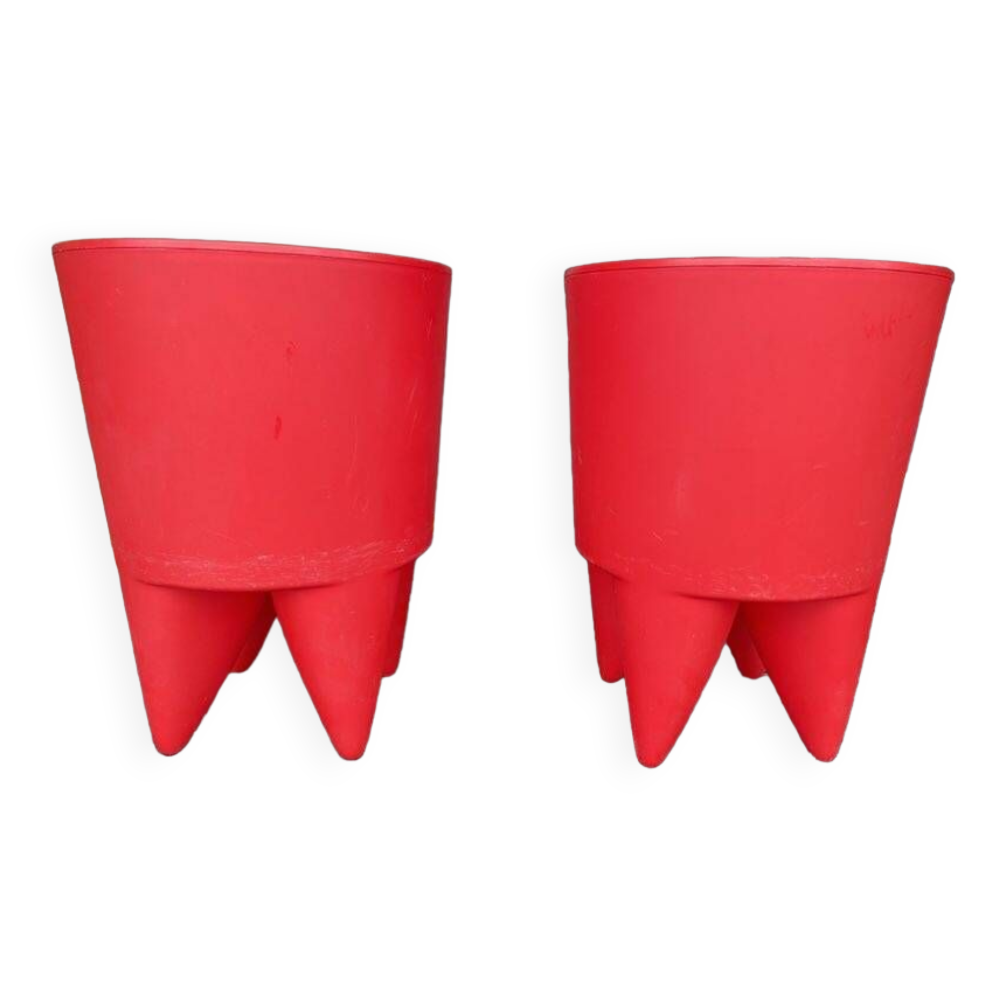 Set of 2 Bubu 1er stools by Philippe Starck