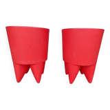 Set of 2 Bubu 1er stools by Philippe Starck