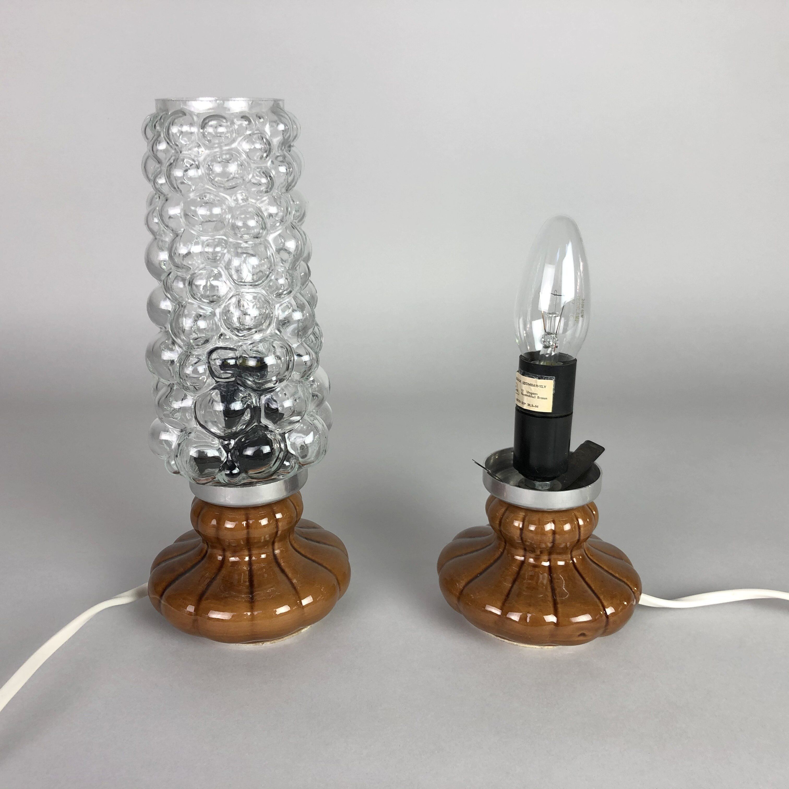 Pair of lamps, 70s