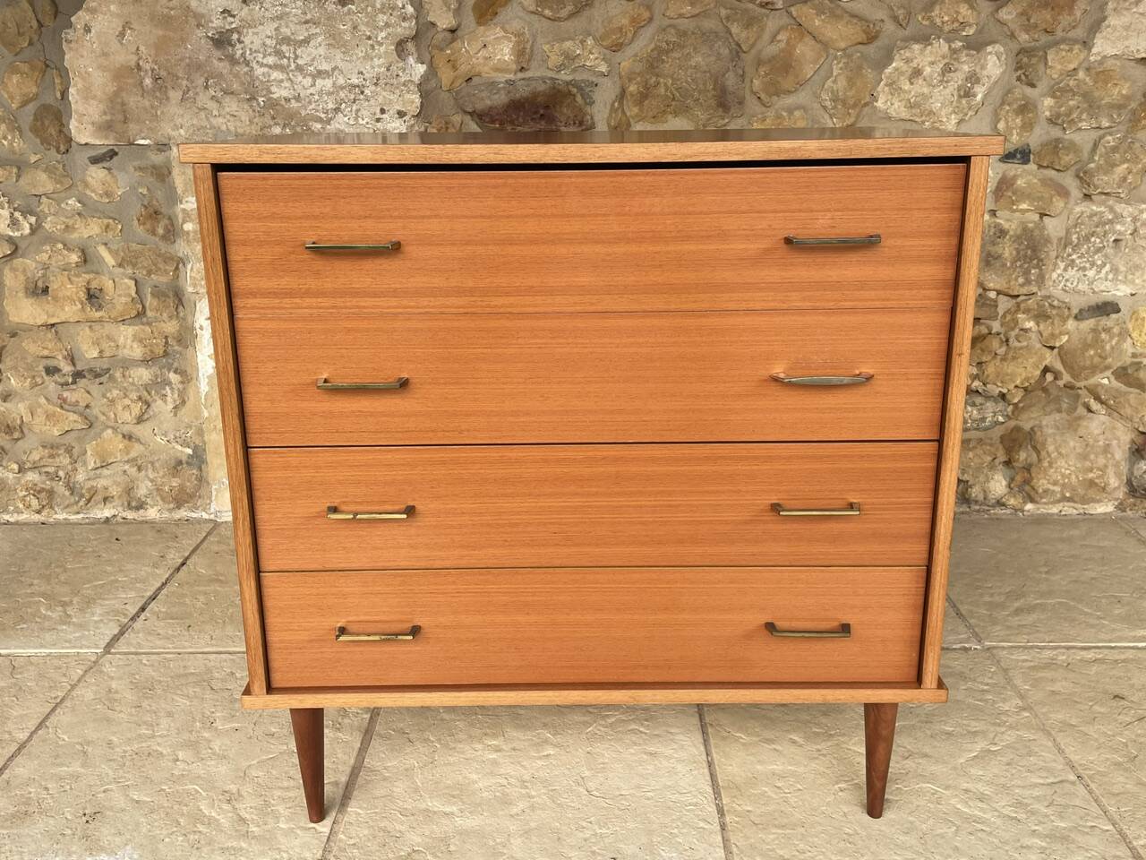 Vintage chest of drawers, 4 drawers, circa 1960s