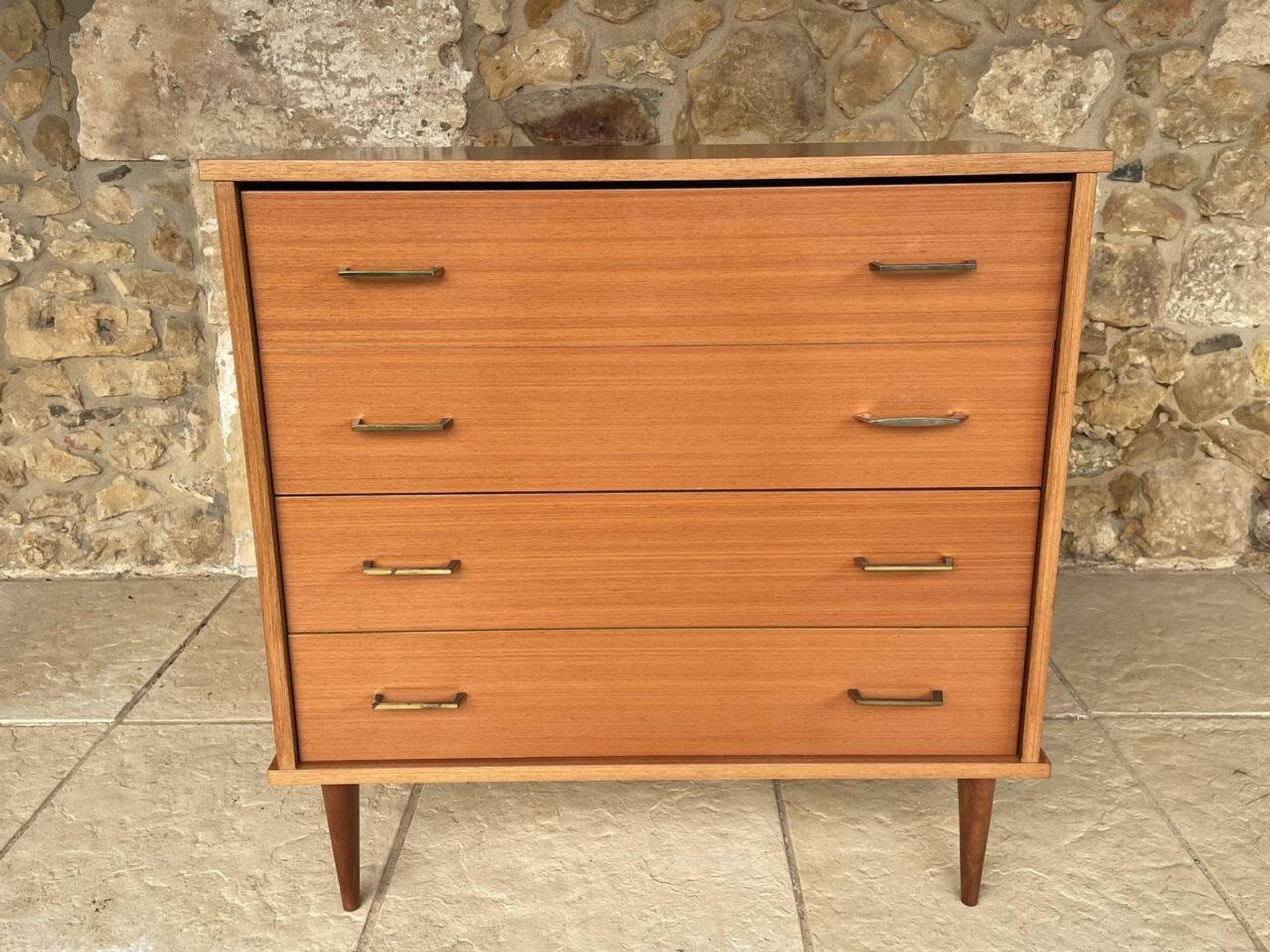 Vintage chest of drawers, 4 drawers, circa 1960s