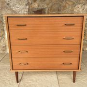 Vintage chest of drawers, 4 drawers, circa 1960s