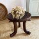 Tabouret tripode éthiopien en bois, ethnie Jimma, Début XXe