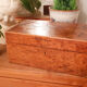 Napoleon III elm magnifying glass box
