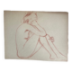 Female nude drawing